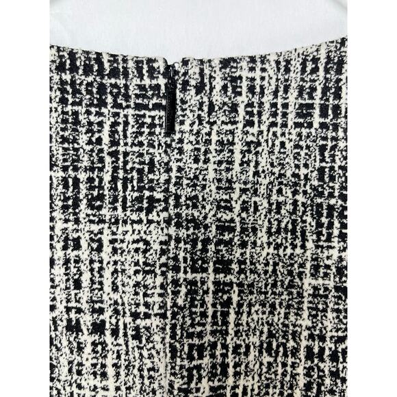 Karl Largerfeld Womens 12 Black/White Tweed Knit Sheath Business Dress L9GD6996 - Picture 10 of 10
